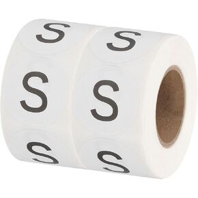 PATIKIL Letter W Inventory Labels, 1 Inch Capital Letter Stickers Self Adhesive Round Circle Coding Dots Labels (2Roll/Total 1000Pcs) for Office, Storage in Kuwait