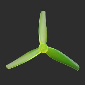 8pcs HQProp T3.5X2.5X3 3.5 Inch 3-Blade T-Mount Propeller Set 2mm Shaft (4X CW / 4X CCW) Poly Carbonate (Gray)
