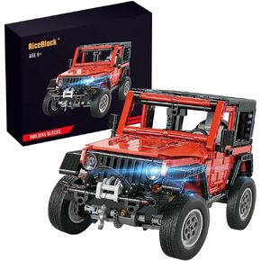 Riceblock Off-Road Model Building Setwor Come Challenge ، Toys Build Toys Boys البالغ من العمر 8 سنوات أو أكثر ، 1287 قطعة متوافقة مع LEGO