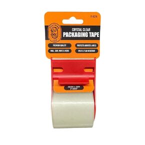 Crystal Clear Packing Tape – 1 Roll (2" x 800'') | Heavy-Duty, Split & Tear Resistant, Premium Adhesion for Shipping, Packing & Storage | Professional Postal-Approved Quality