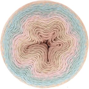 Scheepjes Whirl Yarn - 1000m في 795 Pastel Parfait | مزيج من الأكريليك والقطن الناعم ، متعدد الاستخدامات للحياكة والكروشيه