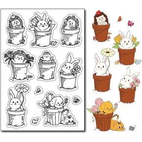 Happy Easter Day Security Clear Stamps for Card Making Easter Day Ases Artying Prays Silicone Stamps for Scrapbooking Photo Album علامات هدية وغيرها من الحرف الورقية الديكور