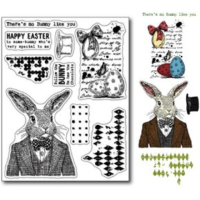 Happy Easter Day Security Clear Stamps for Card Making Easter Day Ases Artying Prays Silicone Stamps for Scrapbooking Photo Album علامات هدية وغيرها من الحرف الورقية الديكور in Kuwait