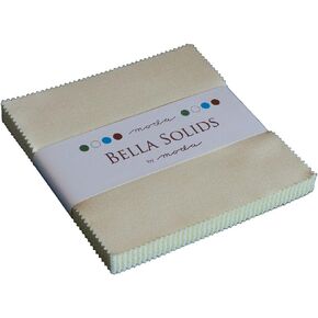 Bella Solids Natural Charm Pack 42 5-inch Squares Moda Fabrics 9900PP 12