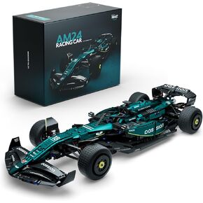 مجموعة بناء سيارات Nifeliz AM24 Formula 1 ، 1: 8 مجموعة قابلة للتحصيل للبالغين ، نموذج تصميم وعرض مفصل أصليًا للديكور المنزلي أو المكتب (2351pcs ، NF10279)