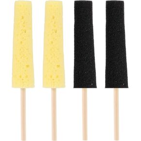 4pcs أداة إسفنجية الفخار ، عصا الاسفنجة الطينية السيرامي