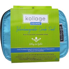 Kollage Square Full Full Abseable ، 11 أحجامًا من نصائح 5.5 بوصة ، وكابلات ثابتة