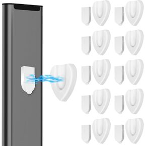 10psc Magnetic Remote Control Holder Wall Mount, Fan Remote Holder Wall Mount Magnet, Organizers Storage for Air Conditioner TV Remote Home Office Supply