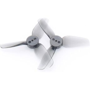 8pcs HQProp T2X2X3 2" 3-Blade T-Mount Propeller Set (4X CW / 4X CCW) (Transparent Gray)