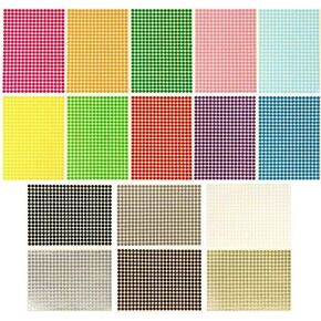 5940pcs 1/4 بوصة ملصقات ملصقات صغيرة ملونة ملصق ملصق ، ملصقات ملصقات مزودة بنقطة 0.25 بوصة ، و 15 ملصقات وملصقات ترميز ملونة