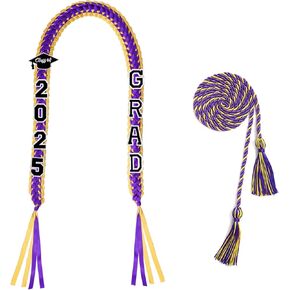 التخرج LEIS فئة 2025 تخرج الشريط ليي ديكور جراد ديكور مع سلك الشرف قلادة الدراسات العليا مضفرة على مواد الخريجين هدايا لوازم الحفلات in Kuwait