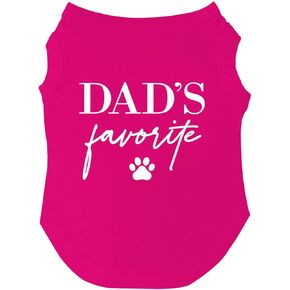 أحجام قميص Dad's Day's Day's Tee Albass للأب من أجل الجراء والألعاب والسلالات الكبيرة (اللون الوردي الساخن ، 3x-large 757)