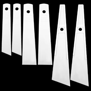6 PCS Glue Appludator ، Draging Dragting 3 Sisters Phite Clashs Turms Plastic Glue Applicator Scriper Sticks Tool Tool For Woodwork Woodwork Handmade Art Crafts Making Projects Making