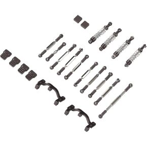 RC Car Upgrade Kit ، مع قضيب سحب الامتصاص الصدمات ، ومجموعات الصدمات لـ C24 C14 C14K C24K RC Supension Systems & Parts ()