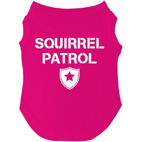 Squirrel Patrol Summer Dog Shirt أحجام الجراء والألعاب والسلالات الكبيرة (أخضر ، صغير 308)