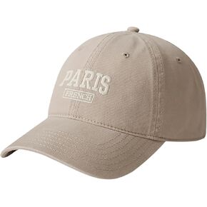 CORIRESHA Women's Unisex Letter Embroidery Outdoor Baseball Cap Adjustable Cotton Dad Hat