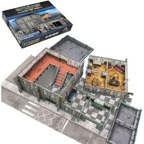 Battle Systems Urban Apocalypse Terrain Art Deco High-Rise-28-35mm RPG/Wargames 40K Crisis Protocol Modern Zombies Card