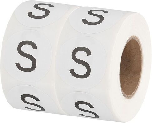 PATIKIL Letter W Inventory Labels, 1 Inch Capital Letter Stickers Self Adhesive Round Circle Coding Dots Labels (2Roll/Total 1000Pcs) for Office, Storage in Kuwait