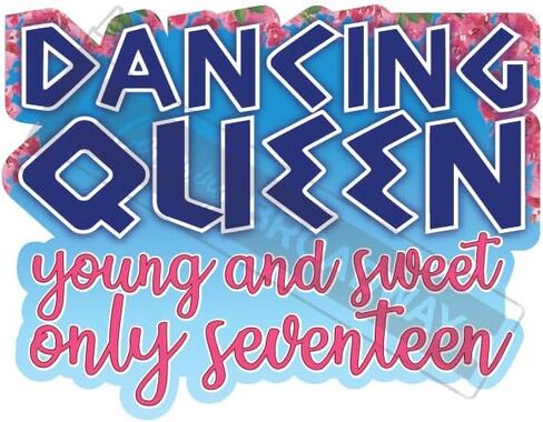 Coloring Broadway - Dancing Queen Musical Inspired by Mamma Mia Broadway Theater Stickers, Musical Merchandise, Die-Cut & Bubble Free Vinyl Stickers (3" x 3" - Set of 4) in Kuwait