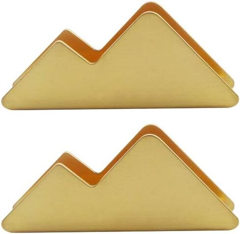 Enyuwlcm Metal Desk Card Holder Brass Business Card Display Stand for Women Men Gold 1 Pack in Kuwait