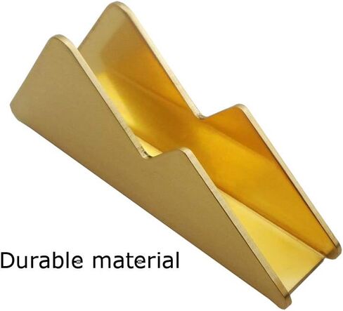 Enyuwlcm Metal Desk Card Holder Brass Business Card Display Stand for Women Men Gold 1 Pack in Kuwait