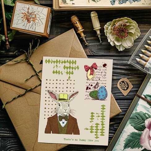 Happy Easter Day Security Clear Stamps for Card Making Easter Day Ases Artying Prays Silicone Stamps for Scrapbooking Photo Album علامات هدية وغيرها من الحرف الورقية الديكور in Kuwait