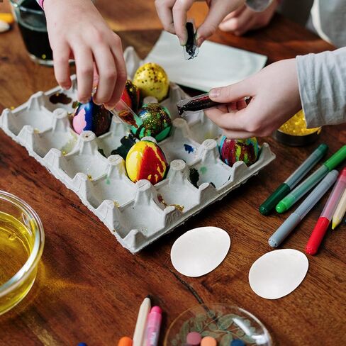 Foam Eggs for Easter 60pcs 2.3in Craft Polystyrene Eggs Smooth for Easter Holiday Spring Art Crafts Making Handmade DIY Painting School Projects in Saudi Arabia