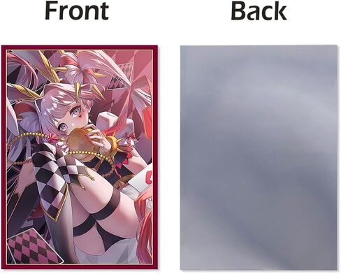 50PCS 63x90mm Foil Anime Card Sleeves for YGO/Photo Card Dragon & Girl Printing Japanese Size Card Sleeves Board Game Card Cover in Saudi Arabia
