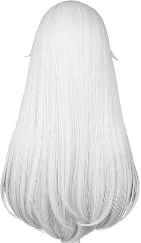 Navia Cosplay Wig for Anime Genshin Impact Wigs Fontaine Short Blonde Wavy Hair Synthetic Fabric with Free Wig Cap for Women Comic Con, Cosplay Show,Halloween in Kuwait
