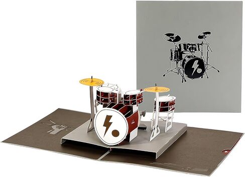 3D Pop Up Card Greeting Card All occasion card with envelope and note-tag-Piano in Kuwait