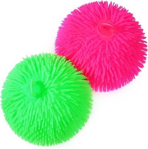 2 Pcs Puffer Ball 8 Inch Spiky Sensory Balls Bulk Bouncy Sensory Stress Relief Toy for Fun Fidget Anxiety Game Classroom Prizes Party Favors in Kuwait