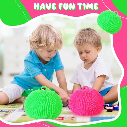 2 Pcs Puffer Ball 8 Inch Spiky Sensory Balls Bulk Bouncy Sensory Stress Relief Toy for Fun Fidget Anxiety Game Classroom Prizes Party Favors in Kuwait