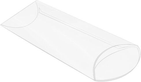 Ttzeze Pillow Favor Favor Boxes ، صناديق وسادة PVC ، صناديق التغليف الصافية ، صناديق التغليف الصافية ، صناديق علاج الحفلات ، صناديق هدايا صغيرة ، 50 PCS صناديق بلاستيكية للهدايا حفل زفاف 14 × 7.5 مم/5.51 × 2.76x0.98 '' '' ' in Kuwait