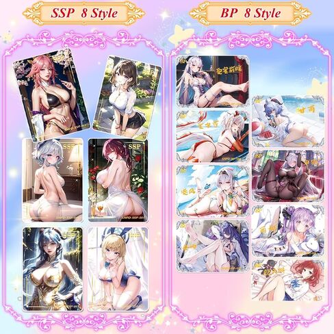 Booster Box Goddess Story Waifu MEIKA Series TCG Anime Girl Cards Collection Trading Card (NS1-13) in Saudi Arabia