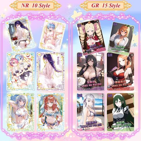 Booster Box Goddess Story Waifu MEIKA Series TCG Anime Girl Cards Collection Trading Card (NS1-13) in Saudi Arabia