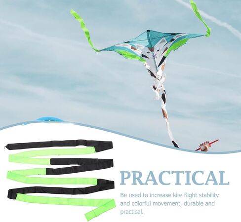 Vaguelly Outdoor Kite Accessories Kite Tails Streamers Kite Tube Tail Kite Flying Accessories Kite Parts Kite Streamers Tail for Kite Flying See Streamer Kite Tail Tail Colorful in Kuwait