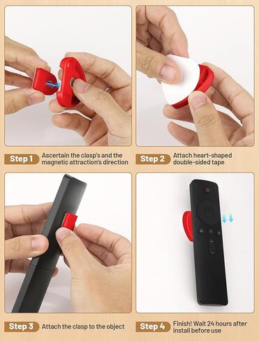 10psc Magnetic Remote Control Holder Wall Mount, Fan Remote Holder Wall Mount Magnet, Organizers Storage for Air Conditioner TV Remote Home Office Supply in Kuwait