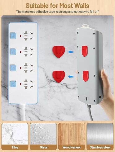 10psc Magnetic Remote Control Holder Wall Mount, Fan Remote Holder Wall Mount Magnet, Organizers Storage for Air Conditioner TV Remote Home Office Supply in Kuwait