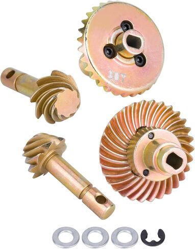 AMK 2 Sets SCX10 Bevel Gear, Steel Overdrive Gear Set, 24-8T 27-8T 30-8T 33-8T for Axial SCX10II SCX10III AR44 AR45 Capra Axle VS4-10 F9 Phoenix F10 (24T) in Kuwait