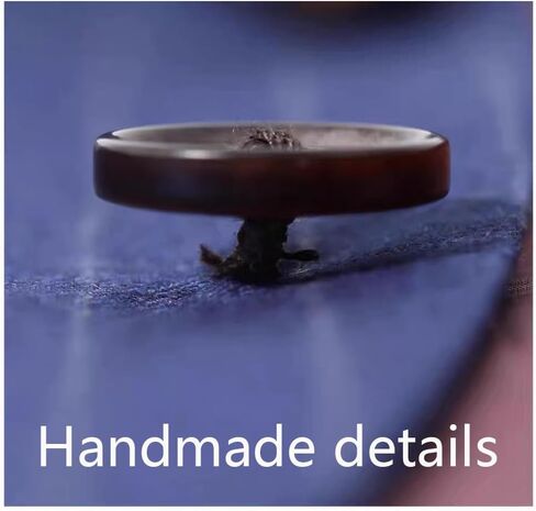 11 Pieces Real Horn Buttons Set for Blazer and Suit, 20mm 15mm Genuine Natural Buffalo Horn Buttons for Men Women's Jacket Coat Suits Uniforms (Black) in Kuwait