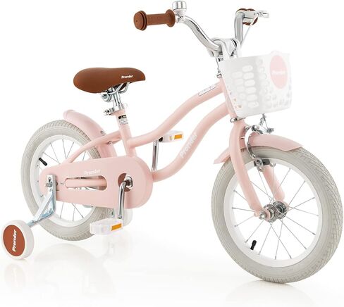 Baby Joy Kids Bike ، 12 14 16 18 20 Boy Boys Boys Bike مع مقعد قابل للتعديل ، سلة قابلة للإزالة ، فرملة اليد والفرامل ، عجلات التدريب أو Kickstand ، دراجة للأطفال مع متعدد الألوان in Kuwait
