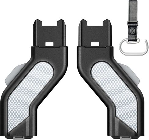 Upper Adapter Accessories Compatible with Uppababy Vista and Vista V2 Strollers/Bassinet and Toddler Seat, Provides Fast and Secure Attachment for Vista, Aria, Mesa V2, or Mesa Max – 1 Set (2 Pieces) in Saudi Arabia