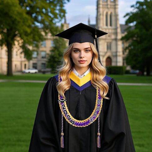 التخرج LEIS فئة 2025 تخرج الشريط ليي ديكور جراد ديكور مع سلك الشرف قلادة الدراسات العليا مضفرة على مواد الخريجين هدايا لوازم الحفلات in Kuwait