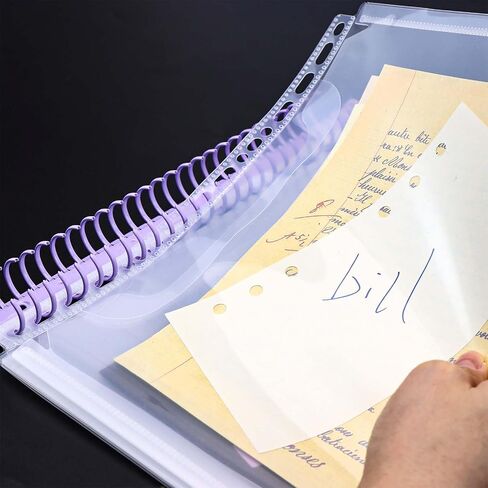 حماة موغوسري B5 ورقة 17 ثقب جيب الجيب مع اللوحات الجانبية فضفاضة أوراق إدراج أكياس مستندات المجلد in Kuwait