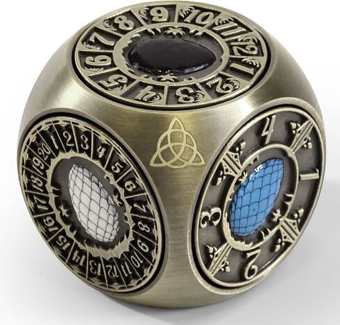 Metal DND Spinner Dice Set, 7 in 1 D&D Dice Spinner with Unique Dragons Egg Relief for Dungeons and Dragons Gifts, Fantasy D&D Tabletop RPG Accessories for DM & Player (Aged Red Copper) in Saudi Arabia
