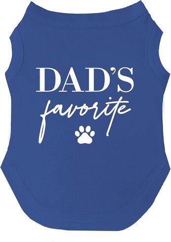 Dad's Favorite Father's Day Dog Tee Shirt Sizes for Puppies, Toys, and Large Breeds (Hot Pink, 3X-Large 757) in Saudi Arabia