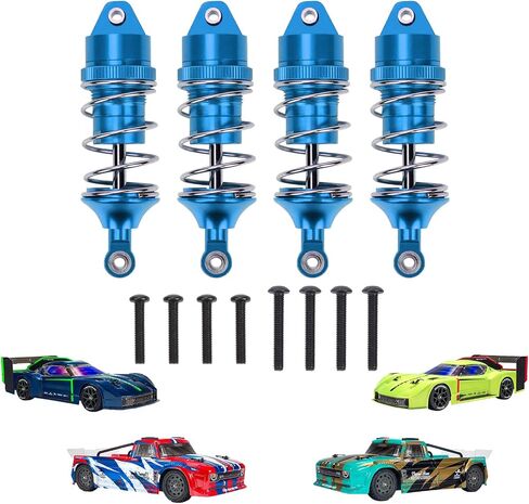 RACWD RC Shocks Absorber 70mm للاختراق Arrma 4x4 570 ميجا ، Vendetta 4x4 3S BLX Pression ، كامل الأمامي الأمامي امتصاص الصدمات المثبط 4PCS لمدة 1/8 3S ARA4215V3 ، ARA4319V3 ، ARA330701 RED in Kuwait