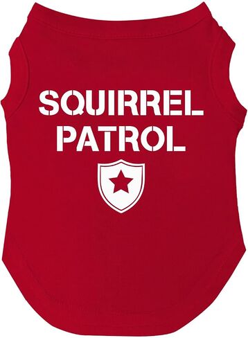 Squirrel Patrol Summer Dog Tee Shirt Sizes for Puppies, Toys, and Large Breeds (Green, Small 308) in Saudi Arabia