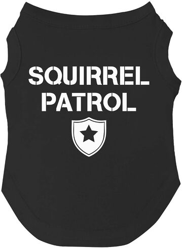 Squirrel Patrol Summer Dog Tee Shirt Sizes for Puppies, Toys, and Large Breeds (Green, Small 308) in Saudi Arabia