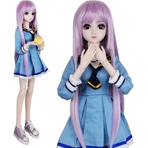 Sarah 1/3 SD Doll 24" Move Jointed Gift BJD Doll +Makeup +Full Set Lovers' Gift